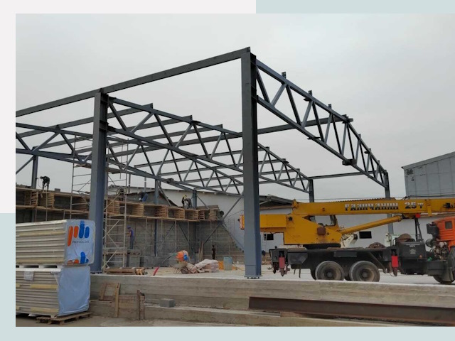 Строительство цехов в Тейково