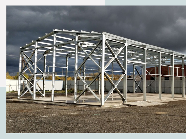 Двускатные ангары в Тейково от 652 руб. за квадрат