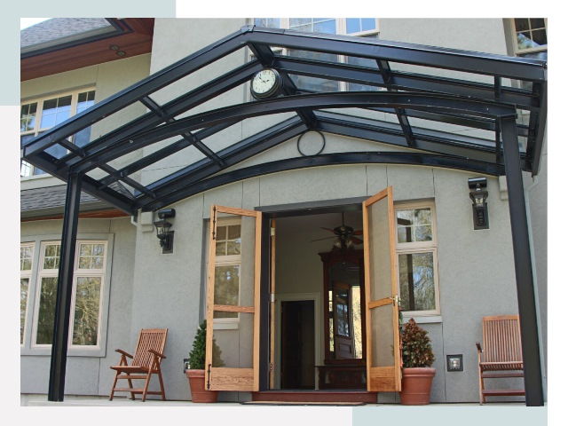 Козырьки металлические в Тейково