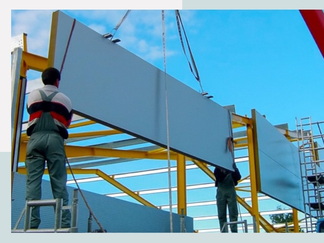 Монтаж сэндвич-панелей в Тейково от 652 руб.